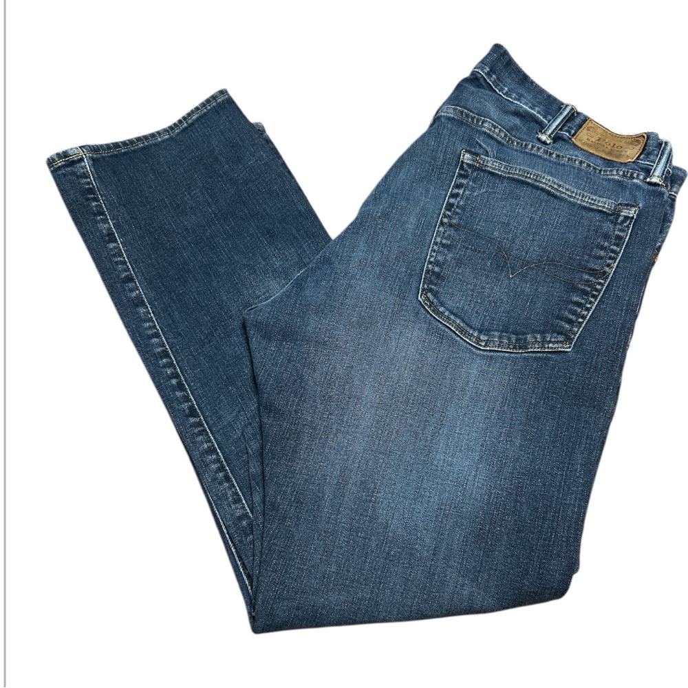Polo Ralph Lauren The Hampton Relaxed Straight Jean Size:38 Wash: Dark w fading